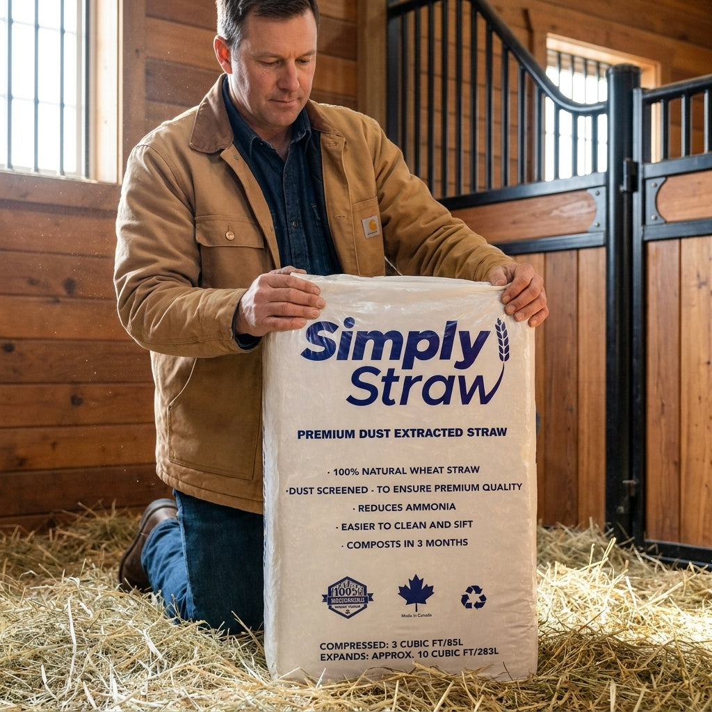 Simply Straw Bedding — 2.8 Cu Ft Bale