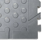SilverTec stall mat — interlocking edge detail