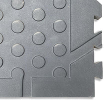 SilverTec stall mat — interlocking edge detail