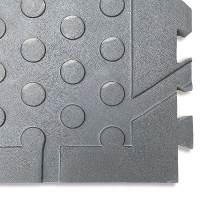 SilverTec stall mat — interlocking edge detail