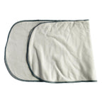 Silver poultice pad detail