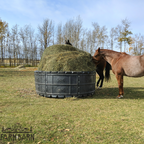 Poly hay ring feeder panels