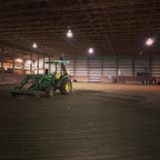 Arena footing after WHOA Dust treatment