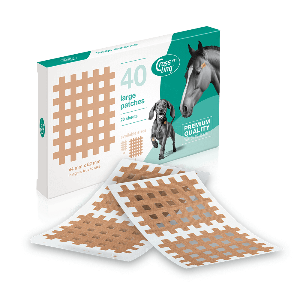 CrossLinq® Vet Cross Tape — Cross Patches for Animals