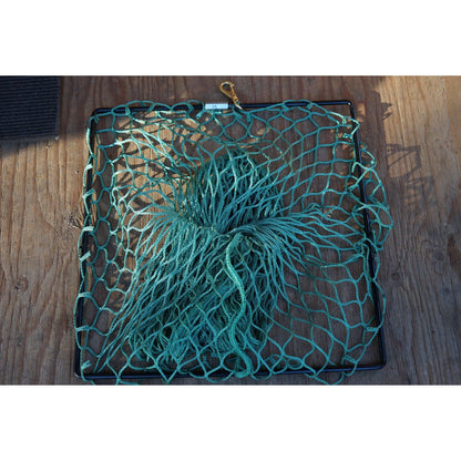Metal Flip-Up Hay Net Feeder — Wall-Mount Slow Feeder
