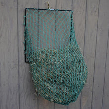 Metal Flip-Up Hay Net Feeder — Wall-Mount Slow Feeder