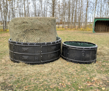 Mini Adjustable Poly Hay Ring Feeder — 24″ Tall, 5, 6 & 7 Ft