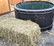 Mini Adjustable Poly Hay Ring Feeder — 24″ Tall, 5, 6 & 7 Ft