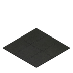 Ameba interlocking rubber stall mat kit, pre-cut pieces locked together