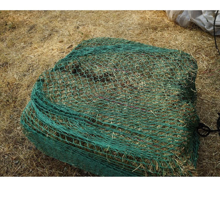Bale Slip Bag — netted square bale, cropped
