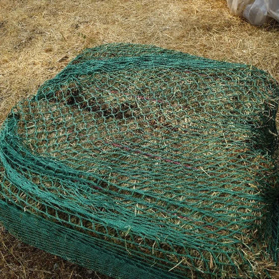 Bale Slip Bag — netted square bale, cropped