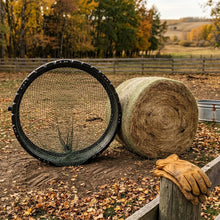 Adjustable Poly Hay Ring Feeder — 5, 6 & 7 Ft