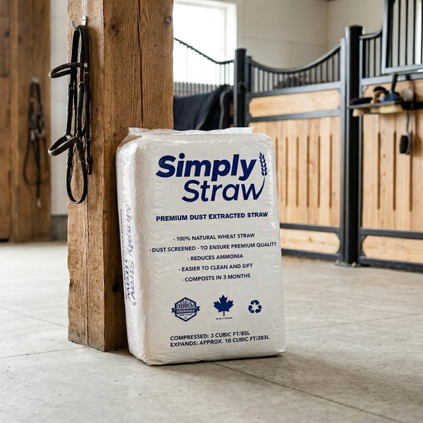 Simply Straw Bedding — 2.8 Cu Ft Bale