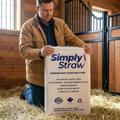 Simply Straw Bedding — 2.8 Cu Ft Bale