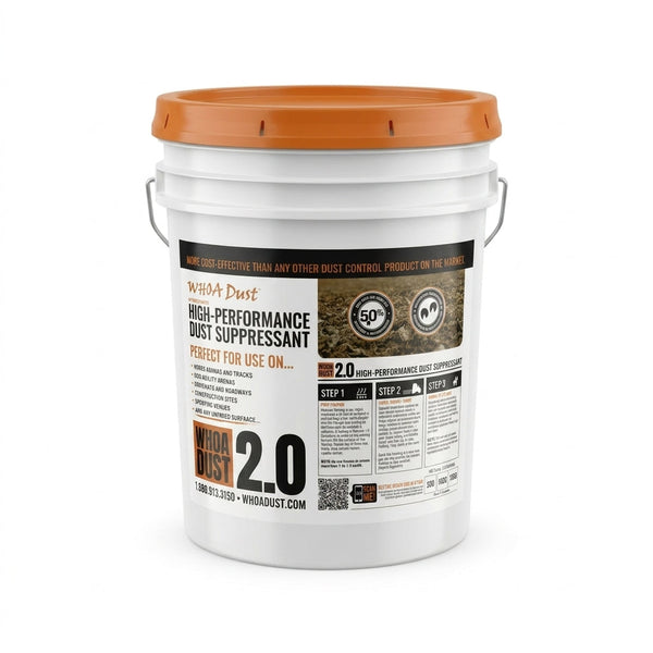 WHOA Dust® Arena Dust Suppressant — 15 kg, Indoor & Outdoor