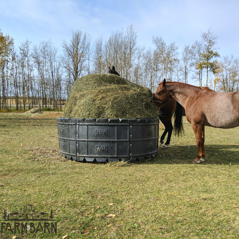 Adjustable Poly Hay Ring Feeder – Farm and Barn Supply