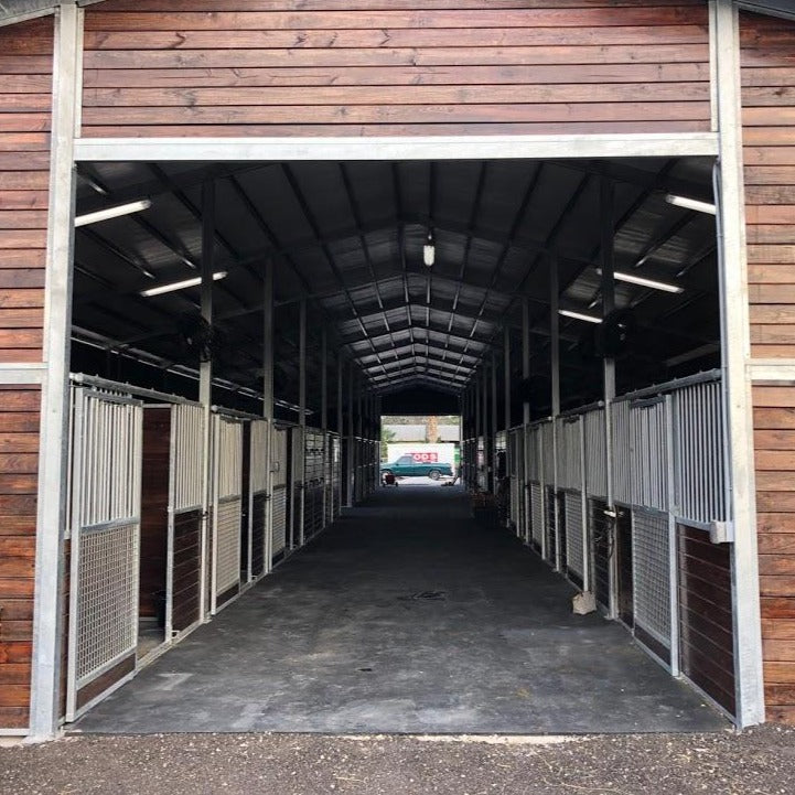 Black Stall Mats 4 x 6 Dome / Flat