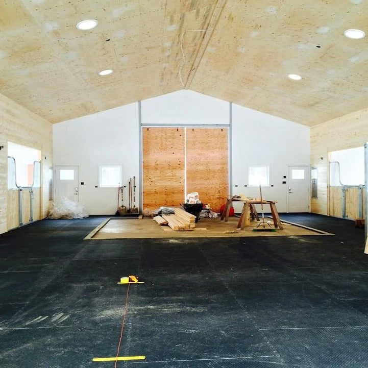 Black Stall Mats 4 x 6 Dome / Flat