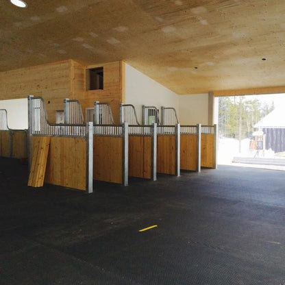 Black Stall Mats 4 x 6 Dome / Flat